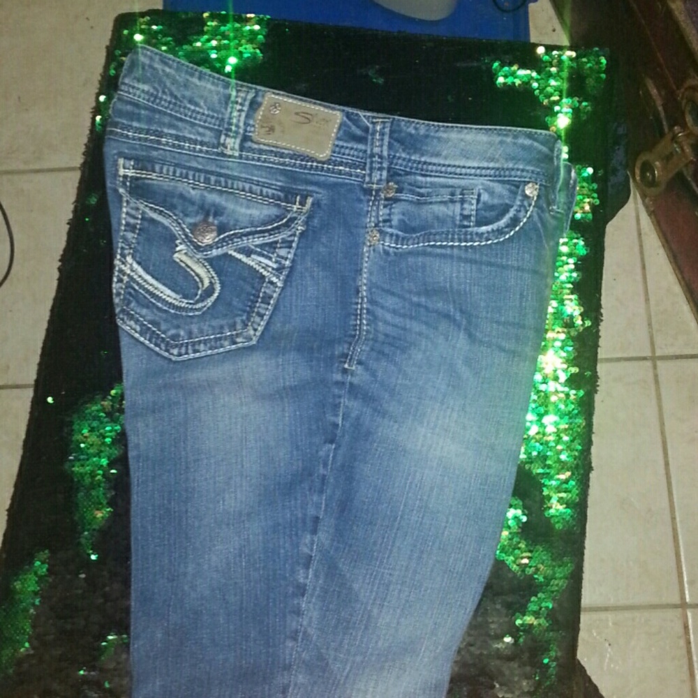 Silver jeans